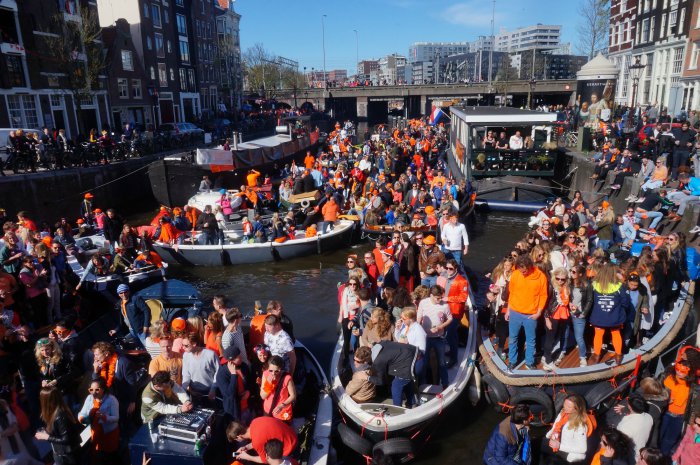 Dutch cities kick off King's Day with crowded King's Night parties