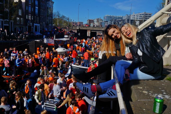 Dutch King's Day colors change. The dress code is Orange.