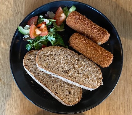 Dutch Food Recipes - Bread - Kroket sandwich