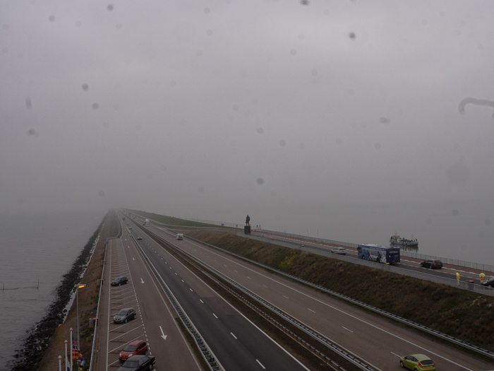  Hollande Sous le niveau de la mer Afsluitdijk 32 km de long 