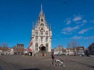 Daytrip to Gouda, Cheese, Culture and History. Great square around the Townhall.