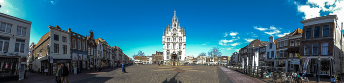 Daytrip to Gouda, Cheese, Culture and History. Visit the square around the Townhall.
