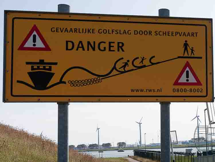 Rotterdam Beach and the Maeslantkering Danger