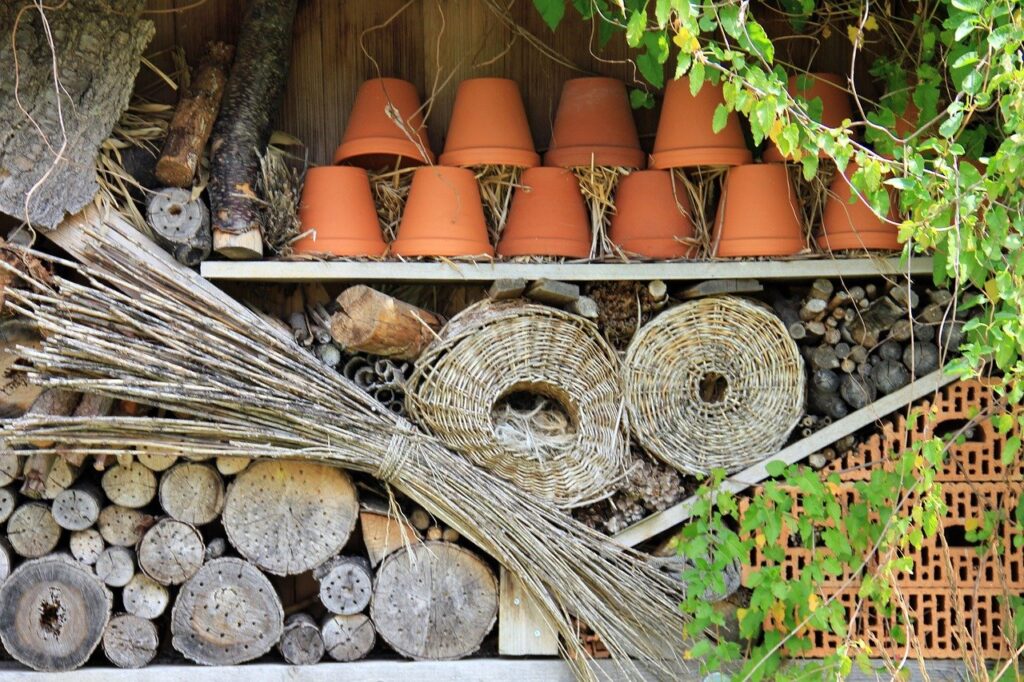 Insect Hotel - Flowers and Blooming Plants