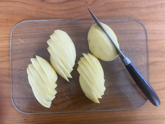 Chopping Potatoes