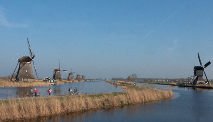 Mills at Kinderdijk in the Netherlands