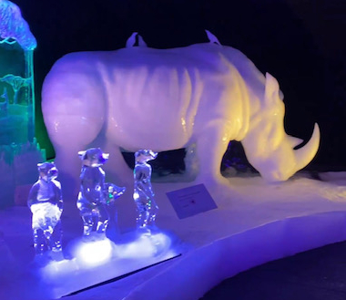 Zwolle ice sculptures festival 