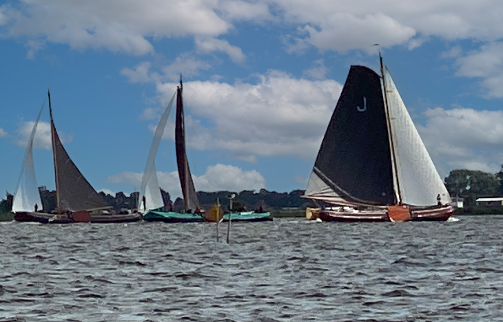 Skûtsjesilen sailing competition Friesland