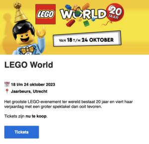 Festival LEGO Utrecht